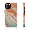 Artistic Tough Phone Cases – Colorful Abstract Marble Design