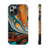 Vibrant Marble Tough Phone Case - Unique Artistic Design for Protection