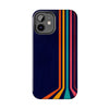 Retro Rainbow Tough Phone Case - Durable Protection for Your Device