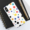 Colorful Polka Dot Tough Phone Case - Durable & Stylish for Everyday Use