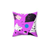 Vibrant Contemporary Square Pillow - Abstract Design for Modern Home Decor