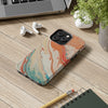 Artistic Tough Phone Cases – Colorful Abstract Marble Design