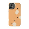 Abstract Polka Dot Tough Phone Case - Durable Protective Cover for Stylish Communication