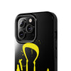 Tough Phone Cases - Durable Protection with Edgy Yellow Design