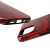 Bold Red Abstract Tough Phone Case - Durable & Unique Protection