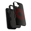 Bold Red Starburst Tough Phone Case - Durable Protection for Style and Safety