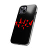 Bold Red Flames Tough Phone Case - Durable Protection for Adventurers