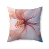 Blossoming Floral Square Pillow - Soft Home Decor Cushion for Relaxation & Comfort