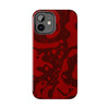 Bold Red Abstract Tough Phone Case - Durable & Unique Protection