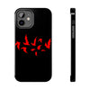 Bold Red Flames Tough Phone Case - Durable Protection for Adventurers