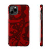 Bold Red Abstract Tough Phone Case - Durable & Unique Protection