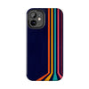 Retro Rainbow Tough Phone Case - Durable Protection for Your Device