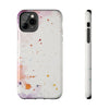 Artistic Tough Phone Cases - Vibrant Watercolor Splash Design