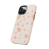 Chic Tough Phone Case with Abstract Blush Spots