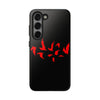 Bold Red Flames Tough Phone Case - Durable Protection for Adventurers