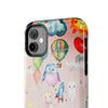 Colorful Kids’ Phone Case – Cute Cartoon Design with Balloons and Animals