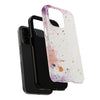 Artistic Tough Phone Cases - Vibrant Watercolor Splash Design