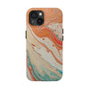 Artistic Tough Phone Cases – Colorful Abstract Marble Design