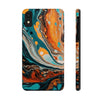 Vibrant Marble Tough Phone Case - Unique Artistic Design for Protection