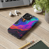 Vibrant Abstract Tough Phone Cases - Shockproof Protection with Colorful Design