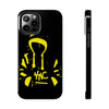 Tough Phone Cases - Durable Protection with Edgy Yellow Design