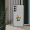 Retro Skeleton Clear Phone Case | Vibrant Design for Trendsetters