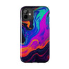 Vibrant Abstract Tough Phone Cases - Shockproof Protection with Colorful Design