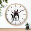 Whimsical Cat Wall Clock - Charming Home Decor for Cat Lovers