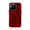 Bold Red Abstract Tough Phone Case - Durable & Unique Protection