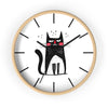 Whimsical Cat Wall Clock - Charming Home Decor for Cat Lovers