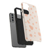 Chic Tough Phone Case with Abstract Blush Spots