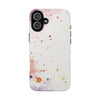 Artistic Tough Phone Cases - Vibrant Watercolor Splash Design