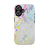 Colorful Marble Tough Phone Case - Durable and Stylish Protection