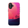 Vibrant Landscape Tough Phone Case - Sunset Design for Adventurers