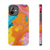 Vibrant Abstract Tough Phone Case | Colorful Protective Cover for Trendsetters