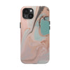 Artistic Marble Tough Phone Case - Stylish & Durable Protection