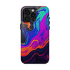 Vibrant Abstract Tough Phone Cases - Shockproof Protection with Colorful Design