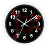 Modern Vibrant Wall Clock - Colorful Digital Design for Stylish Homes