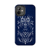 Artistic Tough Phone Case - Tribal Cat Design