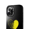 Bold Heart Tough Phone Case - Durable & Stylish Protection for Your Device