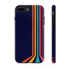 Retro Rainbow Tough Phone Case - Durable Protection for Your Device