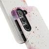 Artistic Tough Phone Cases - Vibrant Watercolor Splash Design