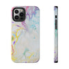 Colorful Marble Tough Phone Case - Durable and Stylish Protection