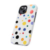 Colorful Polka Dot Tough Phone Case - Durable & Stylish for Everyday Use