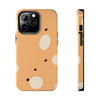 Abstract Polka Dot Tough Phone Case - Durable Protective Cover for Stylish Communication