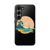 Tough Phone Case - Serene Sailing Sunset Design