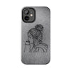 Stylish Tough Phone Cases with Artful Line Drawing - Perfect Gift for Teens and Young Adults