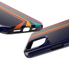 Retro Rainbow Tough Phone Case - Durable Protection for Your Device