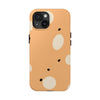 Abstract Polka Dot Tough Phone Case - Durable Protective Cover for Stylish Communication