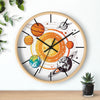 Solar System Wall Clock - Planetary Decor for Astronomy Lovers